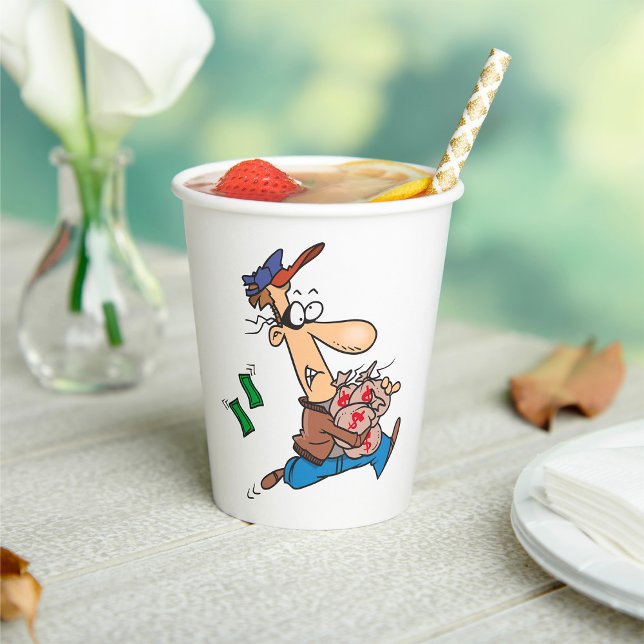Dieb-Geld Pappbecher (Von Creator hochgeladen)