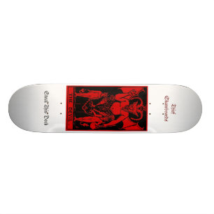 Dieb-Skateboards ist Fuled durch Satan. Skateboard