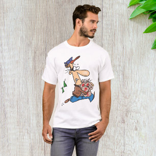 Dieb stiehlt Geld T-Shirt