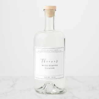 Diebe-Label Alkoholflaschenetikett