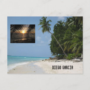 Diego Garcia Postkarte