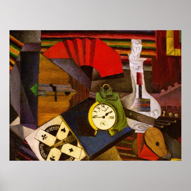 Diego Rivera Der Wecker Surrealismus Kunst Poster (Vorne)