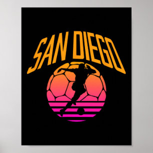 Diego San Fußball Fan Support Stadion Zeigen Sie I Poster