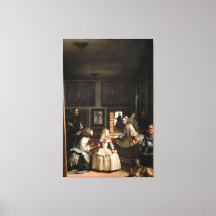 Diego Velázquez - Las Meninas (1656) Leinwanddruck