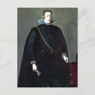 Diego Velázquez Philip IV, König von Spanien Postkarte