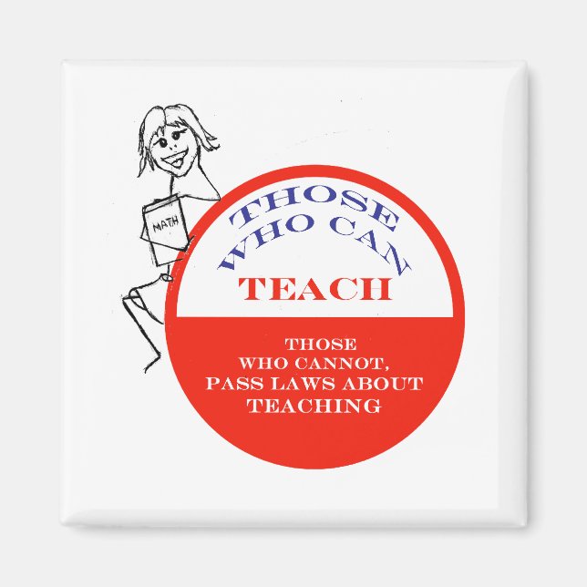 Diejenigen, die 2 unterrichten können magnet (Vorne)