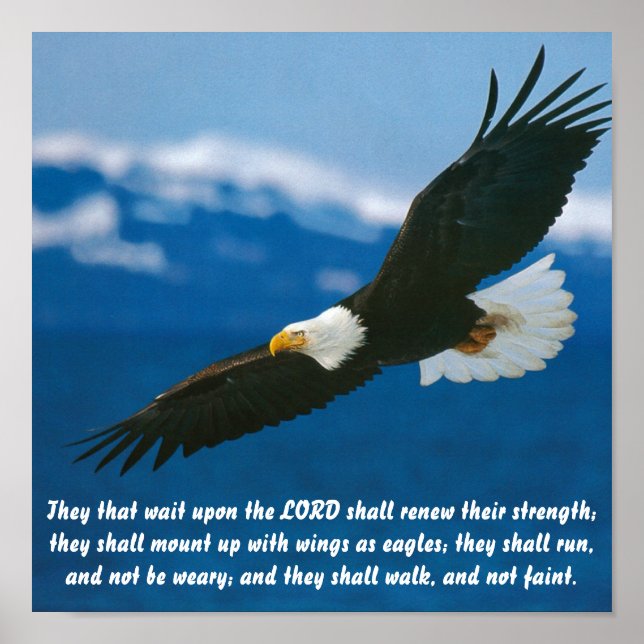 Diejenigen, die auf den Herrn warten Poster (Vorne)