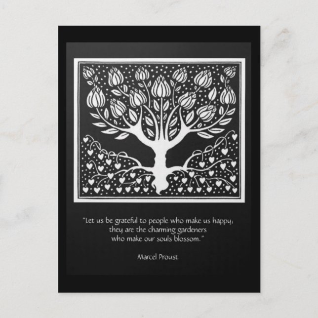 Diejenigen, die das Soul blühen lassen Postkarte (Vorderseite)