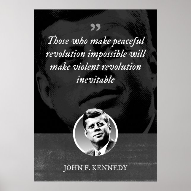 Diejenigen, die eine friedliche Revolution unmögli Poster (Vorne)