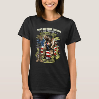 Diejenigen, die unsere Freiheit bewahren, ehren ih T-Shirt