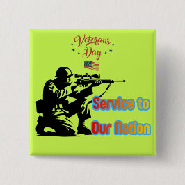 Dienst an der Nation hellgrün Button