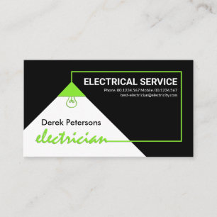 Dienst für den elektrischen Power des grünen Strom Visitenkarte