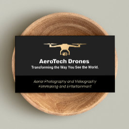 Dienst für Drohnenfotografie und Videografie Visitenkarte