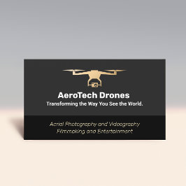 Dienst für Drohnenfotografie und Videografie Visitenkarte