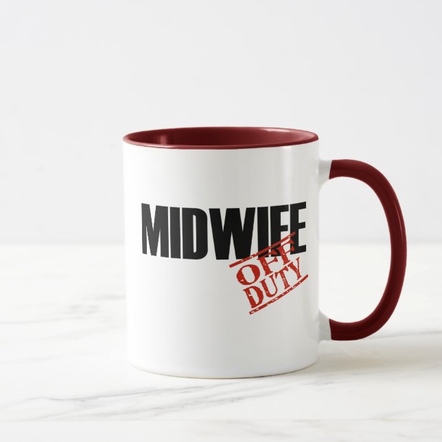 DIENSTFREIE HEBAMME TASSE (Rechts)