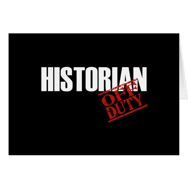 DIENSTFREIE HISTORIKER-DUNKELHEIT (Vorderseite (Horizontal))