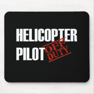 DIENSTFREIE HUBSCHRAUBER-PILOTdunkelheit Mousepad