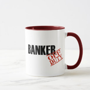 Dienstfreier Banker Tasse