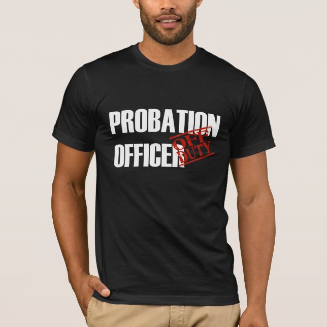 DIENSTFREIER Bewährungshelfer T-Shirt (Vorderseite)