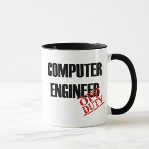 Dienstfreier Computertechniker Tasse