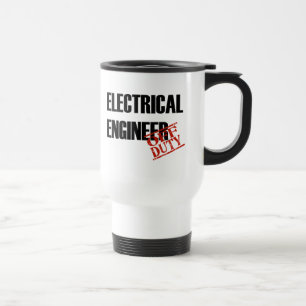 Dienstfreier Elektroingenieur Reisebecher