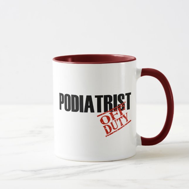DIENSTFREIER Fußarzt Tasse (Rechts)