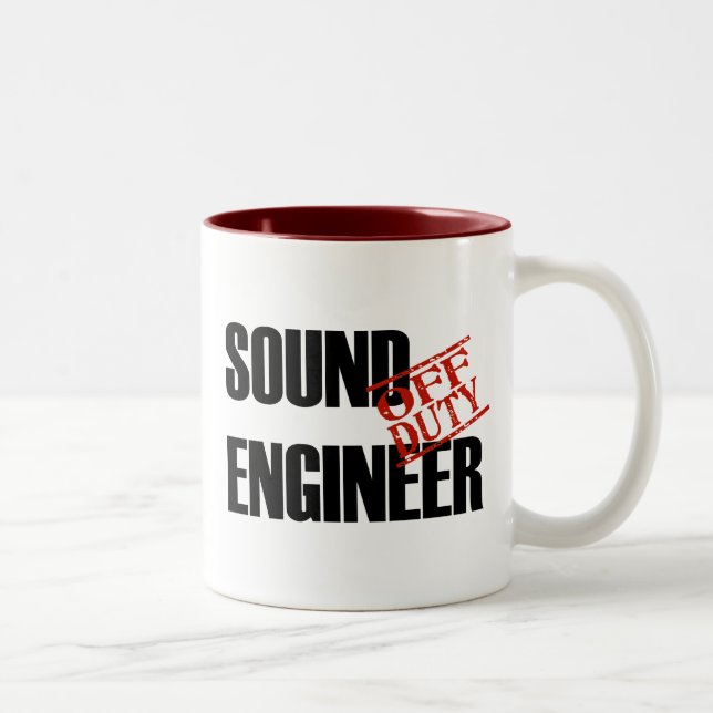 DIENSTFREIER TONINGENIEUR ZWEIFARBIGE TASSE (Rechts)
