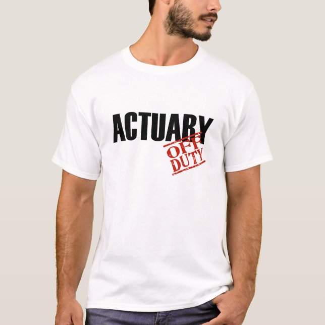 DIENSTFREIER VERSICHERUNGSMATHEMATIKER T-Shirt (Vorderseite)
