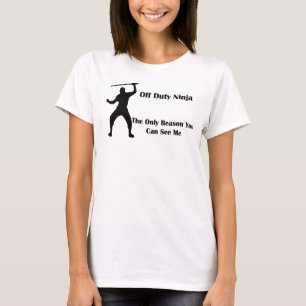 Dienstfreies Ninja - das T-Shirt der Frauen