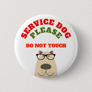 Diensthund Button