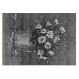 "DIENSTLEISTUNGEN IN BLAUEN PITCHER" SCHNEIDEBRETT