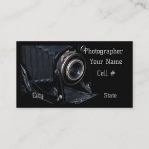 Dienstleistungen von Fotoveranstaltungen Visitenkarte