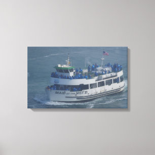 Dienstmagd des Nebels auf dem Niagara-Fluss Leinwanddruck