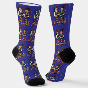 Dienstpflichten der Pfeifer für die Haggis-Prozess Socken