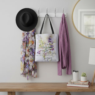 Dient dem Herrn mit Freude floral  Tasche