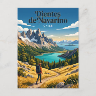 Dientes de Navarino Chile Postkarte