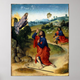 Dierick Bouts the Elder Moses and Burning Bush Poster