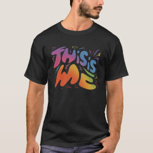 Dies bin ich, trendige, lebendige Popkultur-T-Shir T-Shirt