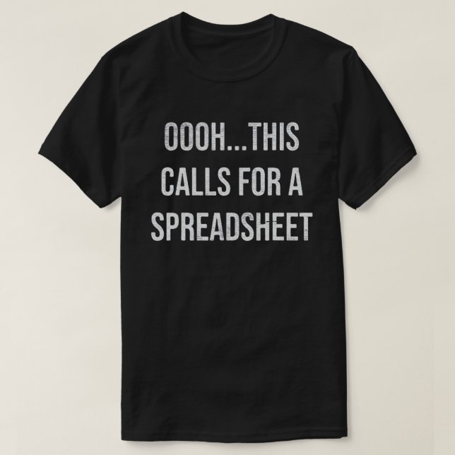 Dies erfordert einen T - Shirt für die Tabellenkal (Design vorne)