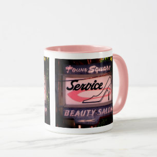 Dies ist Campbell CA, Towne Square Schild Tasse