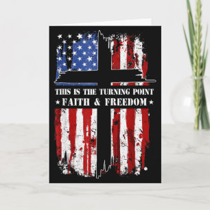 Dies ist der patriotische christliche Glaube am We Karte