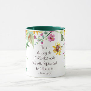 Dies ist der Tag, den der Herr Psalm 118:24 gemach Tasse