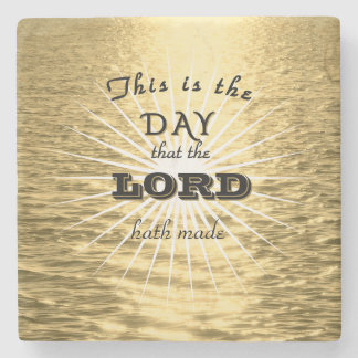 Dies ist der Tag Religious Stone Coaster Steinuntersetzer