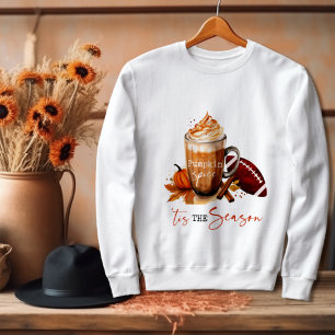 Dies ist die Jahreszeit Pumpkin Spice Football Her Sweatshirt