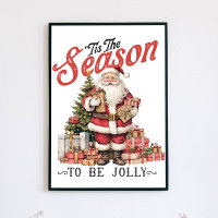 "Dies ist die Jahreszeit, um fröhlich Vintag Santa