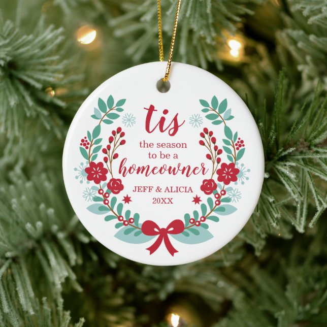 Dies ist die Jahreszeit, um Hauseigentümer Persona Keramik Ornament (Baum)