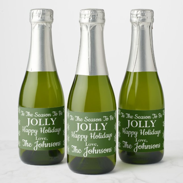 Dies ist die Jahreszeit, um Jolly Holiday Mini Wei (Flaschen)