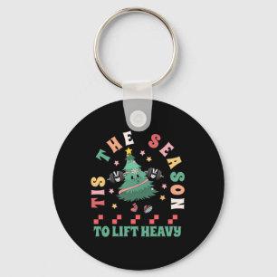 Dies ist die Jahreszeit, um schwere Weihnachtsbaum Schlüsselanhänger