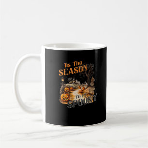 Dies ist die Jahreszeit, um Spooky Fall Halloween Kaffeetasse