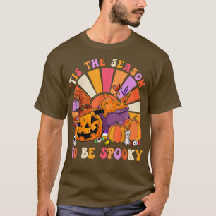 Dies ist die Jahreszeit, um Spooky Groovy Pumpkin T-Shirt